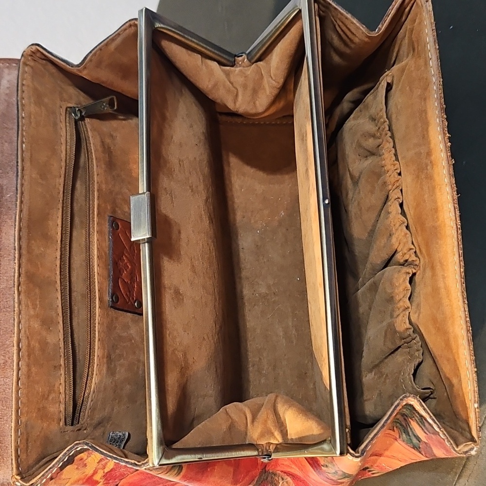 Patricia Nash Verga Frame Satchel - Picture 9 of 11